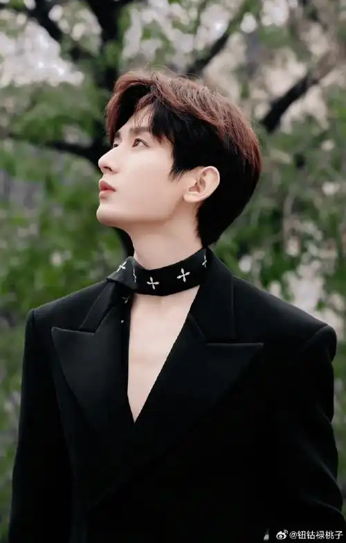 成毅×傅诗淇黑西装又是深v鲨桃子血曹已空#成毅