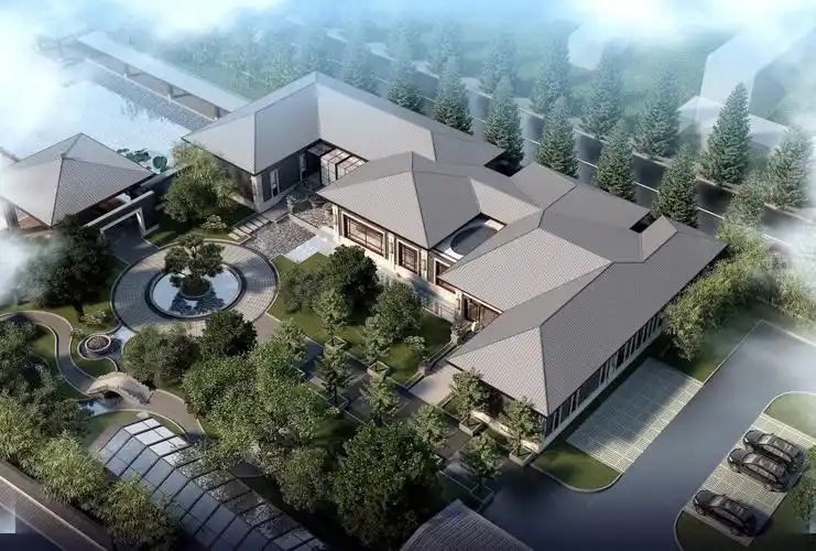 新中式会所设计 - 效果图交流区-建e室内设计网