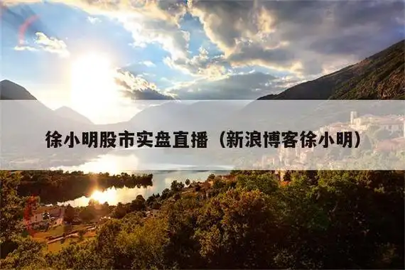 徐小明新浪博客?