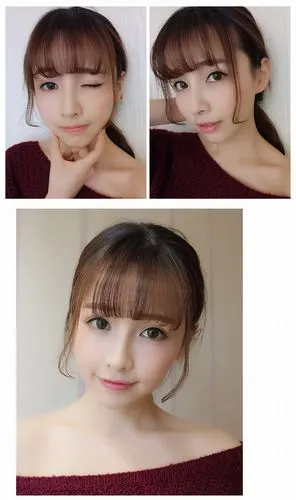 空气刘海假发片隐形无痕真发刘海片自然迷你超薄假刘海齐流海留海