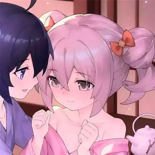 可爱漂亮动漫双人好闺蜜头像图片