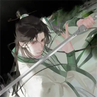 儒雅有仙气的古风男生动漫头像 侠肝义胆的侠客风长发男生头像_动漫