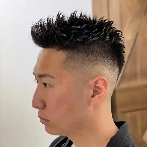 超级帅气的男士发型飞机头背头时尚烫发适合大多数男士