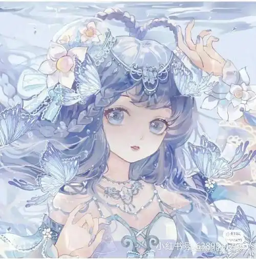 水瓶座可爱头像