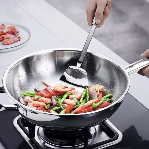 wmf 德国福腾宝 32cm炽能系列中华炒锅 不锈钢炒菜锅 电磁炉燃气通用