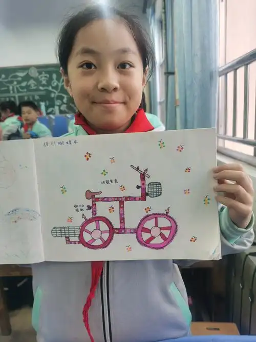 三年级《我设计的自行车》 五班作品展示