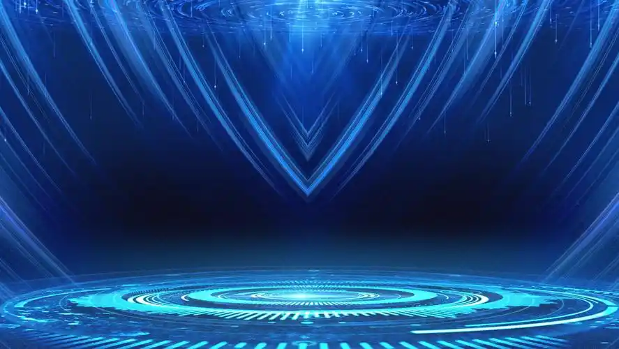 活动  大气蓝色科技感背景视频