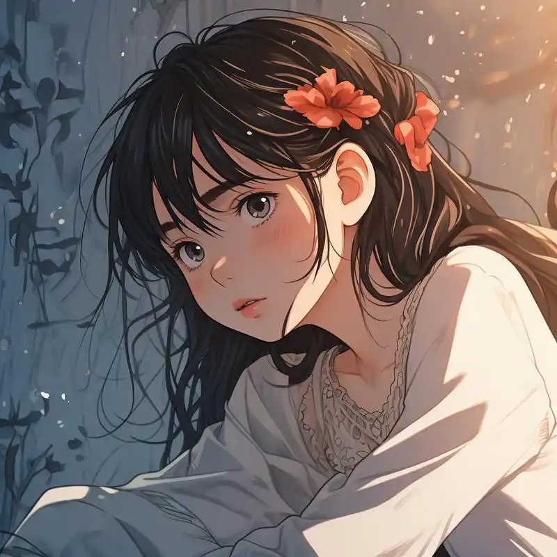 92伤感动漫女生头像集94