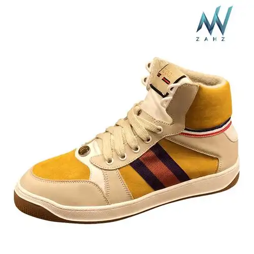 欧洲站官网酷奇男鞋秋冬高帮小蜜蜂男女款脏脏鞋g家情侣款小脏鞋