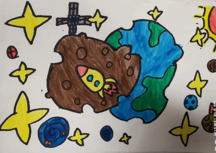 一年级美术巜画中画