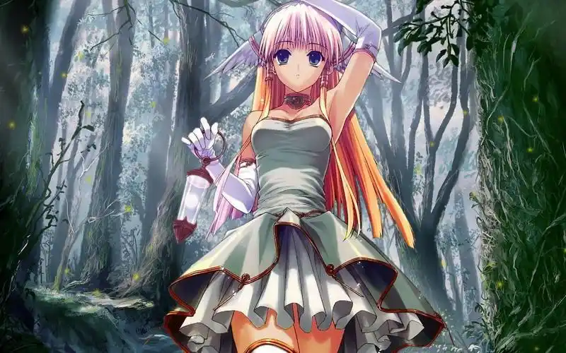 帅真可爱非主流卡通美女桌面