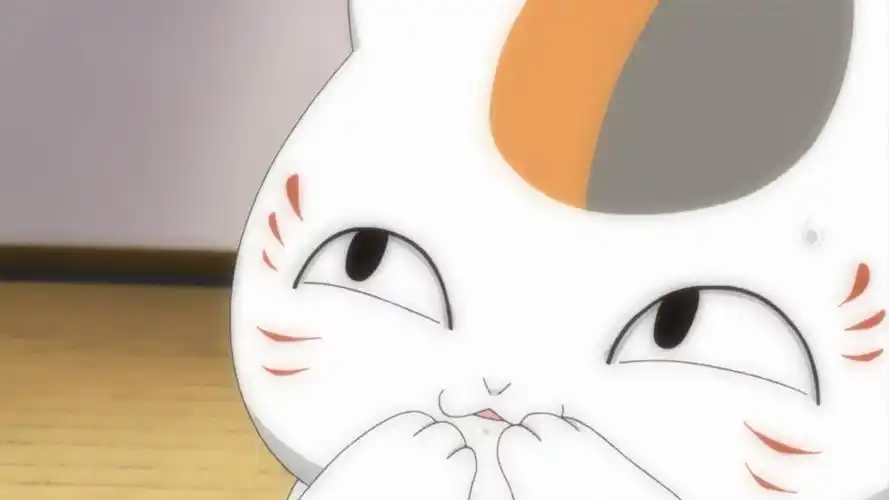 猫咪老师萌贱表情图片桌面壁纸喵咪老师喵咪萌萌的可爱喵咪夏目友人帐