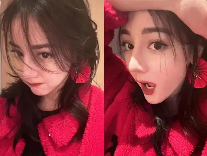 迪丽热巴发自拍照,其中一张p上了鲸和鱼,网友质疑她在自曝恋情最新