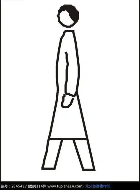 人的侧面简笔画步骤简笔画小人的侧面怎么画侧面简笔画 侧面简笔画