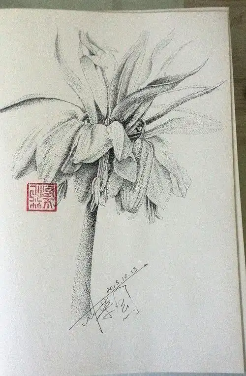 点画小品|纯艺术|绘画|老树林 - 原创作品 - 站酷 (zcool)