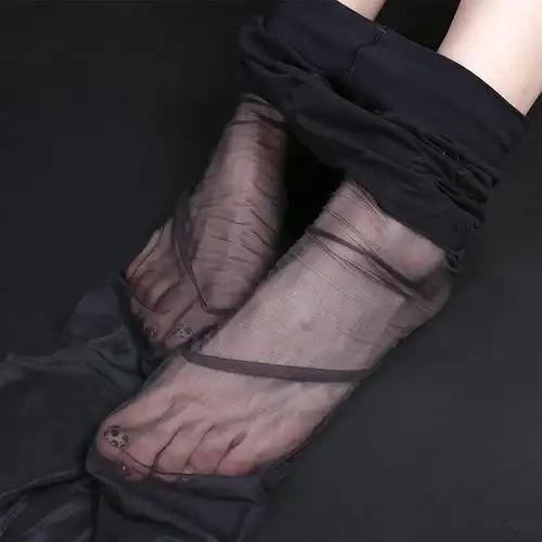 丝滑玻璃丝袜超薄隐形全透明2021新款黑色无痕薄款连裤袜女夏季