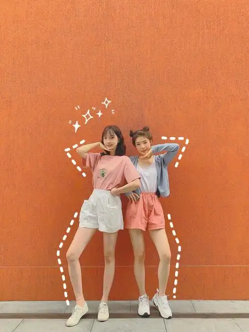 好看的闺蜜图片双人拍照姿势动作(闺蜜拍照摆pose大全)