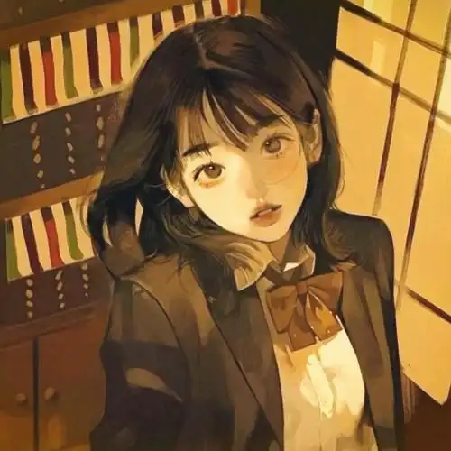 青春校园风女生头像动漫高清图片