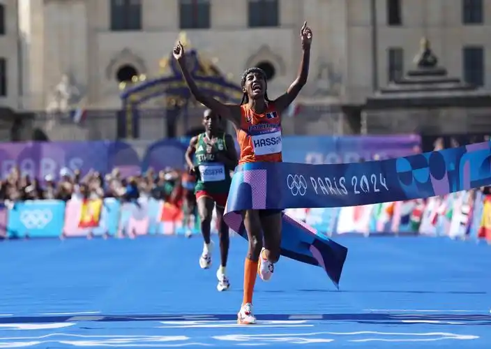 巴黎奥运会 | 田径项目收官 哈桑破奥运纪录夺女子马拉松金牌