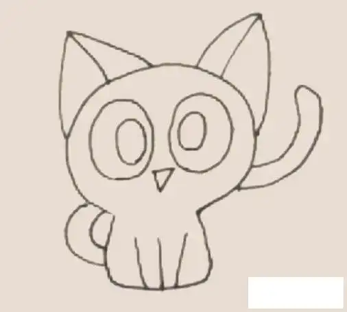 罗小黑简笔画步骤画法教程