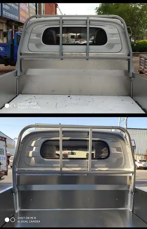 五菱荣光新卡小卡护栏改装之光龙门架单双排货架防滚落架货车配件