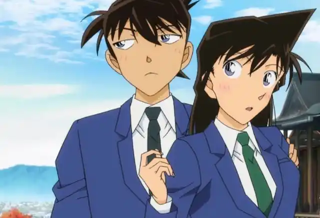 名侦探柯南之新一与小兰情侣头像