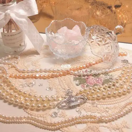 04vivienne westwood三层珍珠项链