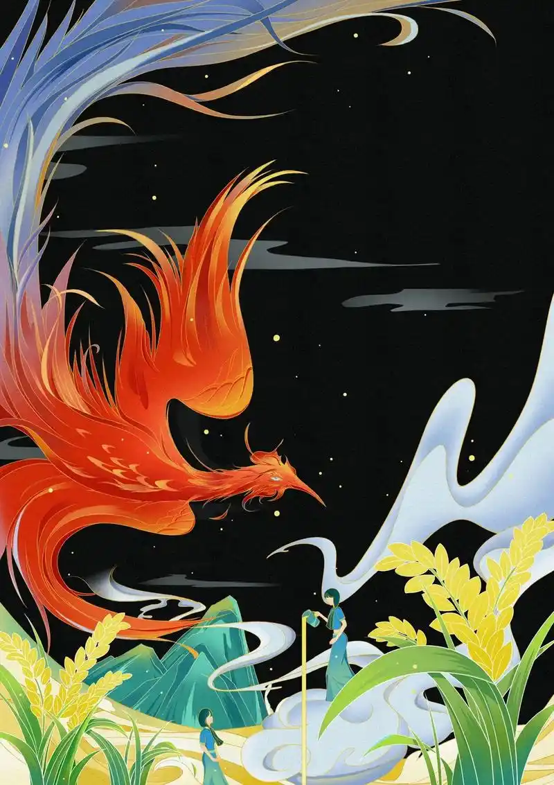 大米包装1 #绘画过程 #原创 #包装设计 #国风插画 - 抖音