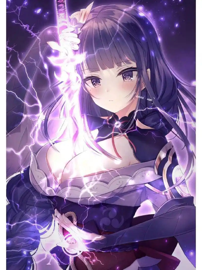 原神 雷电将军 手机壁纸 高清壁纸 壁纸 原神雷电将军性感来袭