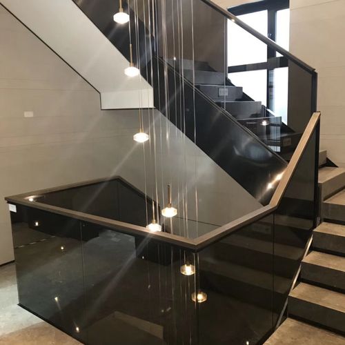 沈阳玻璃扶手 楼梯玻璃扶手 钢化玻璃护栏 玻璃楼梯扶手 玻璃护栏