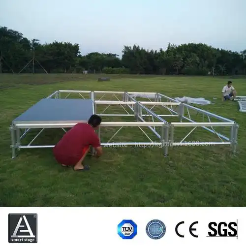 户外中小型演出临时拼装铝合金舞台升降酒店婚庆活动舞台stage