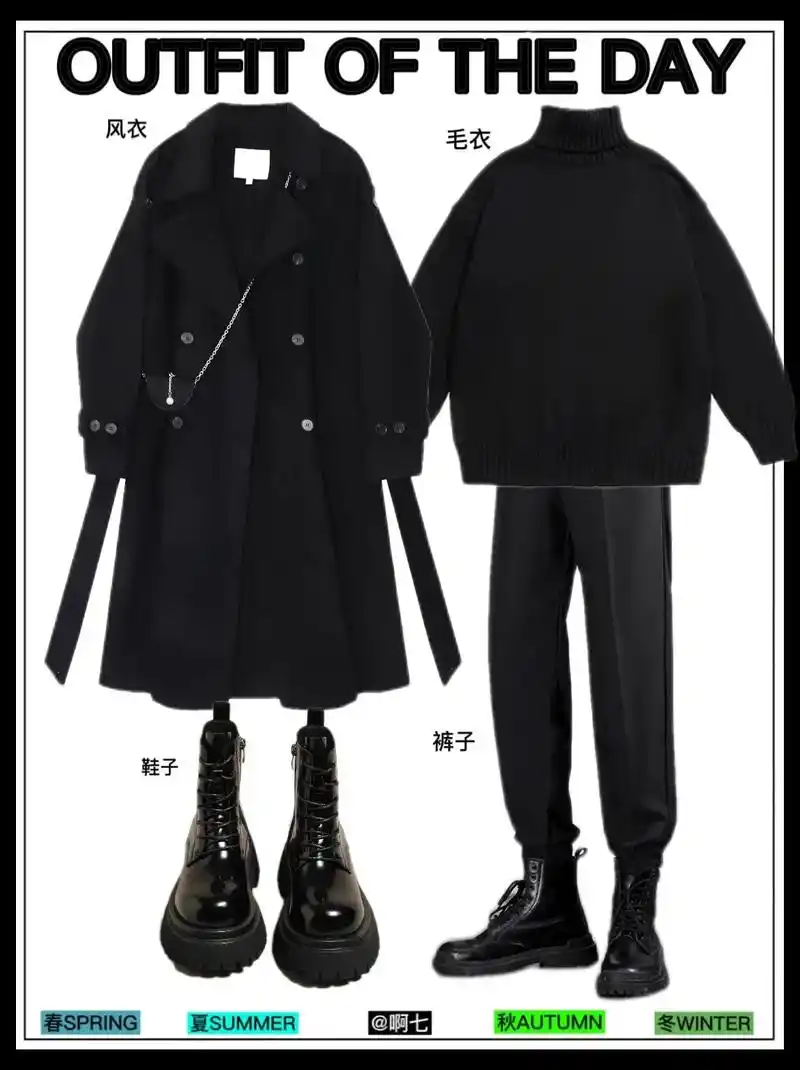 冬季四种不同风格的风衣穿搭✨.#冬季穿搭#风衣穿搭#图文伙伴 - 抖