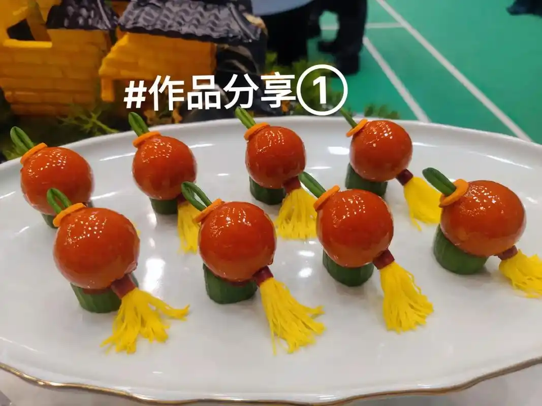 分享一下旅院学子的热菜作品① #烹饪艺术 #创意菜 #美食