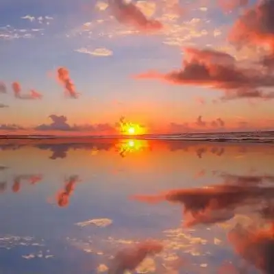 羊臧暖阳琼海唯美风景头像