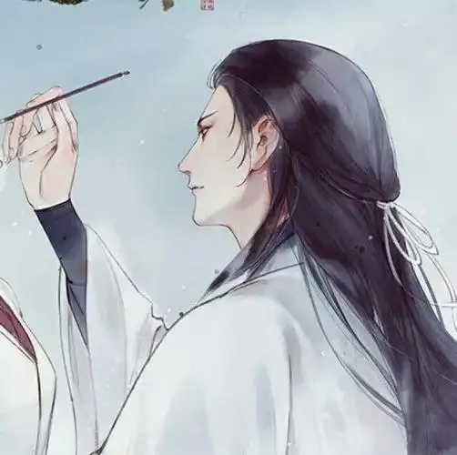 水晶动漫古风情侣头像情头汉服男头