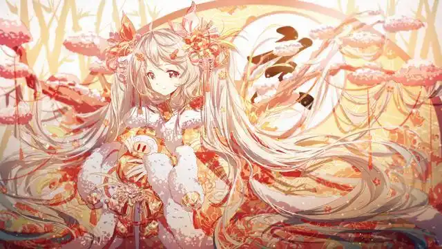 纪念"初音未来"出道13周年的高清插画,她是日本二次元虚拟偶像