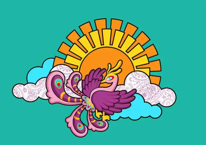 紫凤凰形象设计