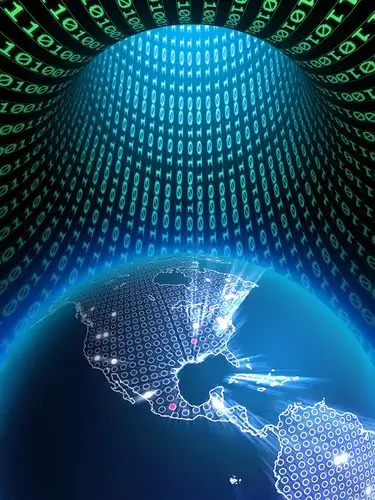 数码科技信息地球高清图片