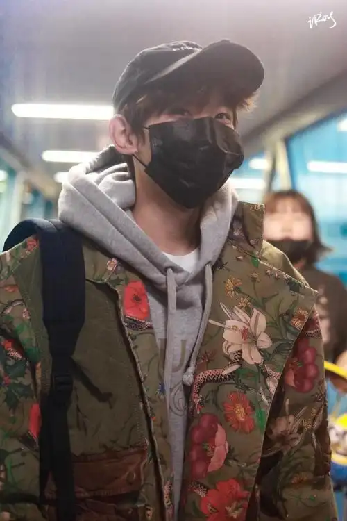 钟爱王源戴口罩的模样 像机场里的小甜心