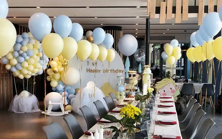 周岁宴现场布置方案大全武汉宝宝1周岁生日策划哪家布置好