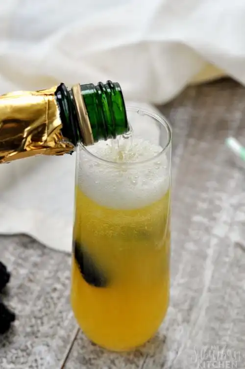 pineapple blackberry mimosa