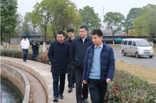 湖南省住建厅党组成员纪检组组长谭颂方一行考察调研三友环保