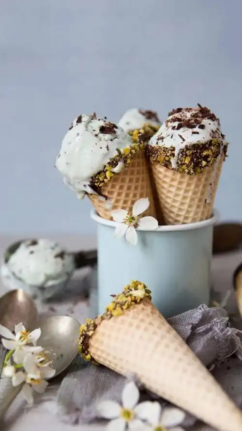 夏日甜品美食冰淇淋