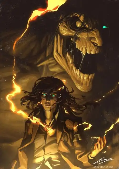 这位画师笔下的进击的巨人中的艾伦我可太喜欢了,超级帅啊有没有!