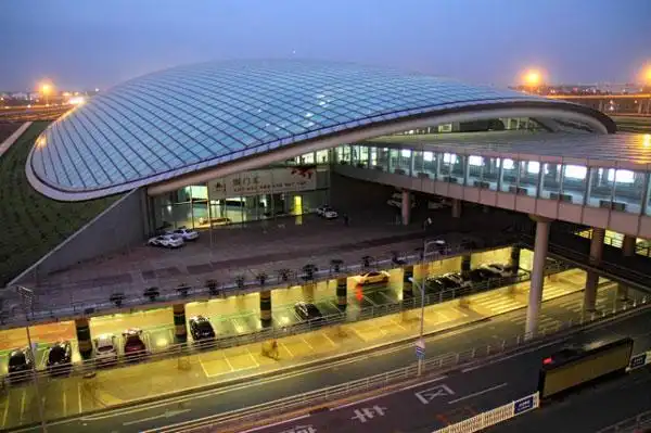 中国,北京,国际机场,火车站,航站楼