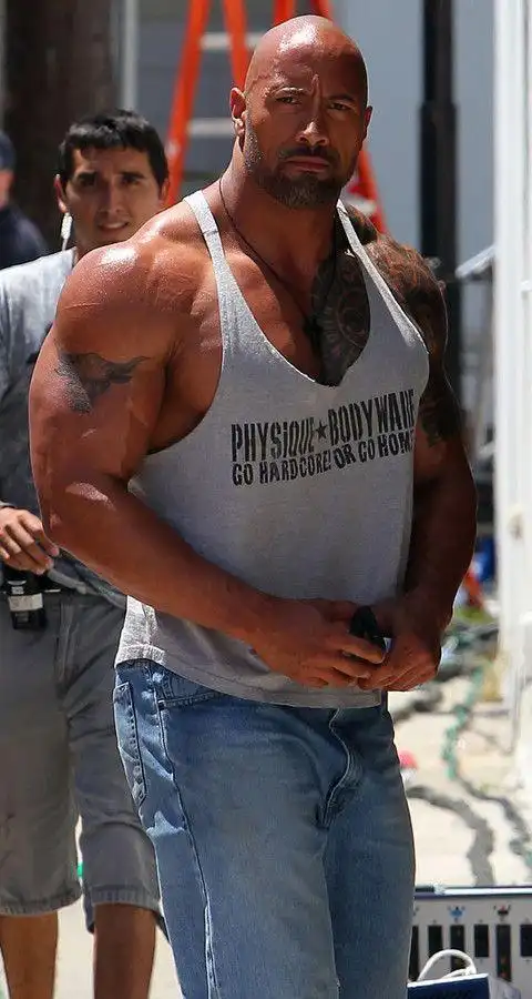 巨石强森目前的肌肉_健美吧_百度贴吧