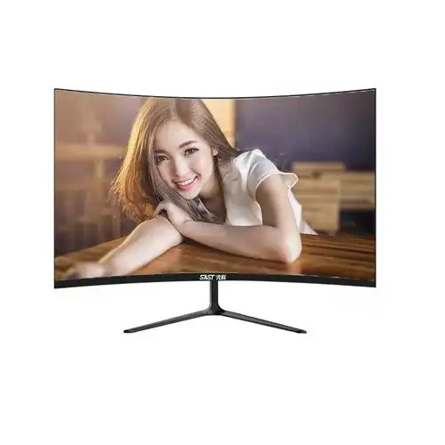 先科24英寸电竞曲面电脑显示器1k75hzips全面办公显示器