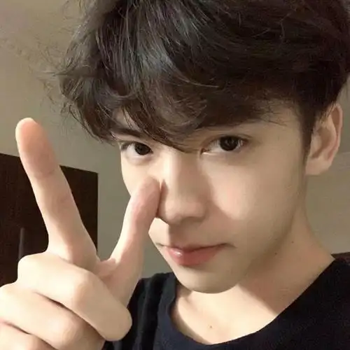 高冷帅气的qq男生头像两张一组