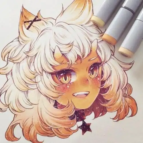 十二星座q版萌图简笔画教你用马克笔画12星座