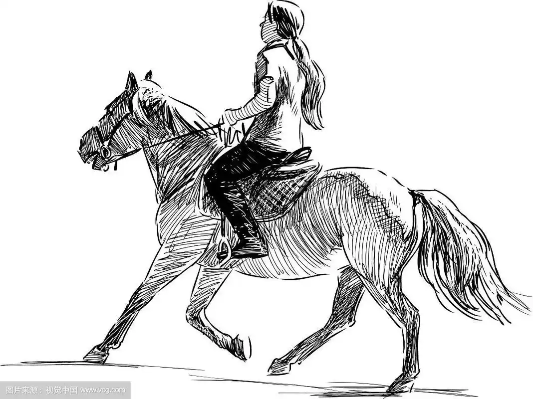 骑马的女孩